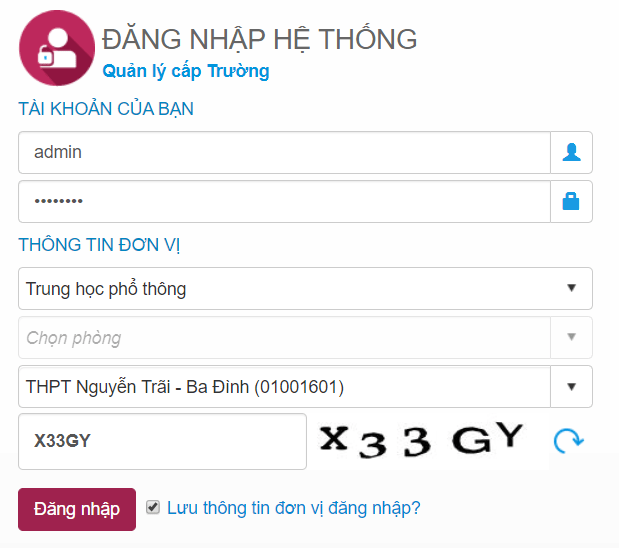 Hướng dẫn cập nhập thông tin học sinh phục vụ khai báo y tế