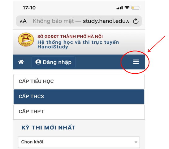 Khai báo y tế cho học sinh bằng điện thoại