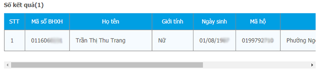 Tra cứu số sổ BHXH