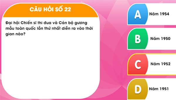 Đáp án học và làm theo lời bác