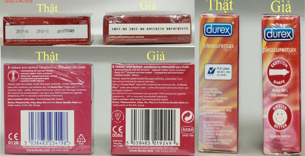 Hướng dẫn phân biệt bao cao su