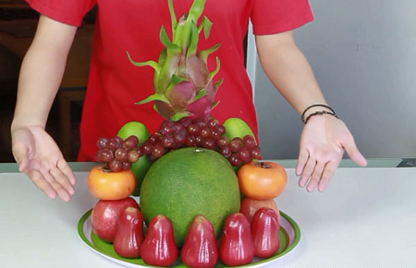 Cách trưng bày hoa quả đẹp của tết trung thu miền Nam