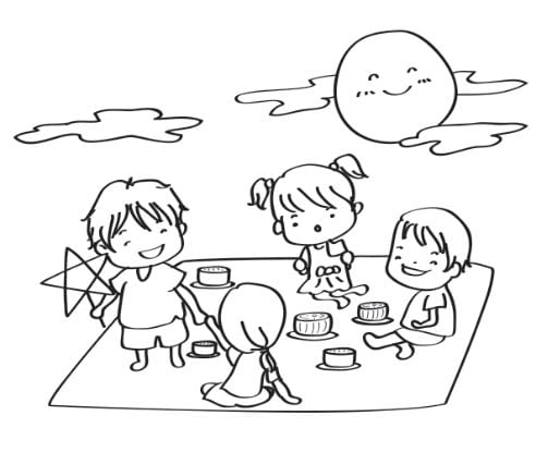 Vẽ chú cuội chơi trăng