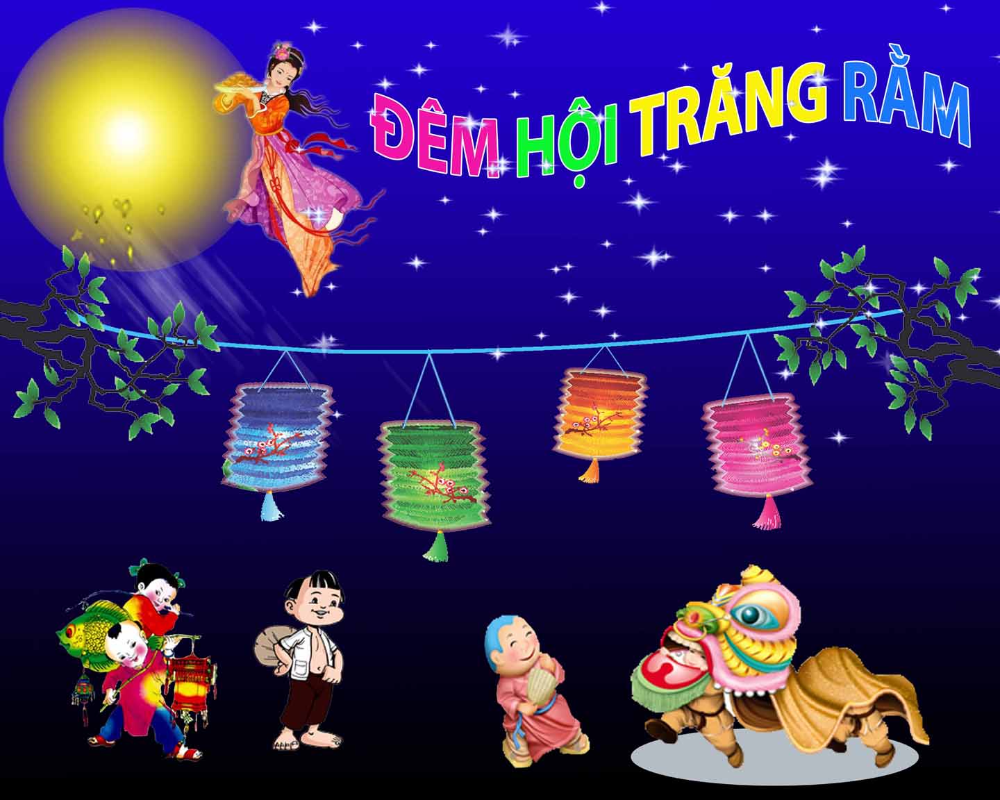 Phông sân khấu trung thu