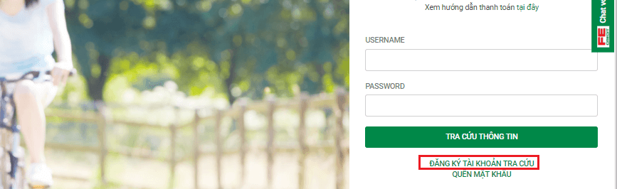 Tra cứu tài khoản Fe Credit