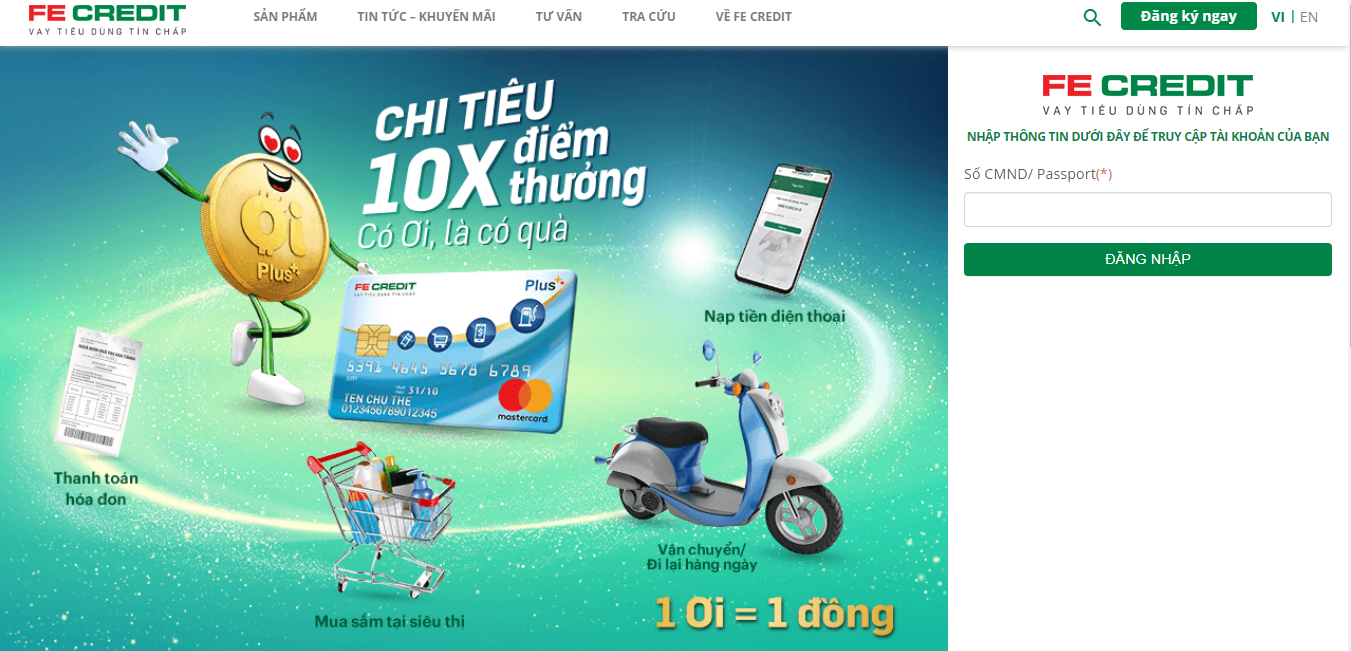 Cách tra cứu khoản vay FE Credit