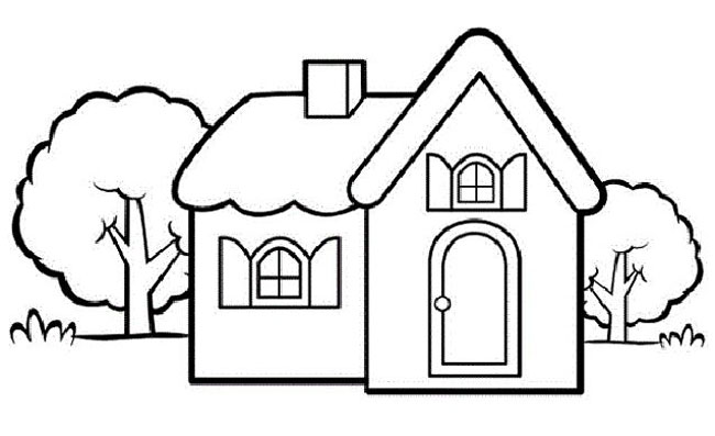 Tranh Tô Màu Ngôi Nhà