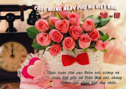 Thiệp mừng 20 10 đẹp nhất