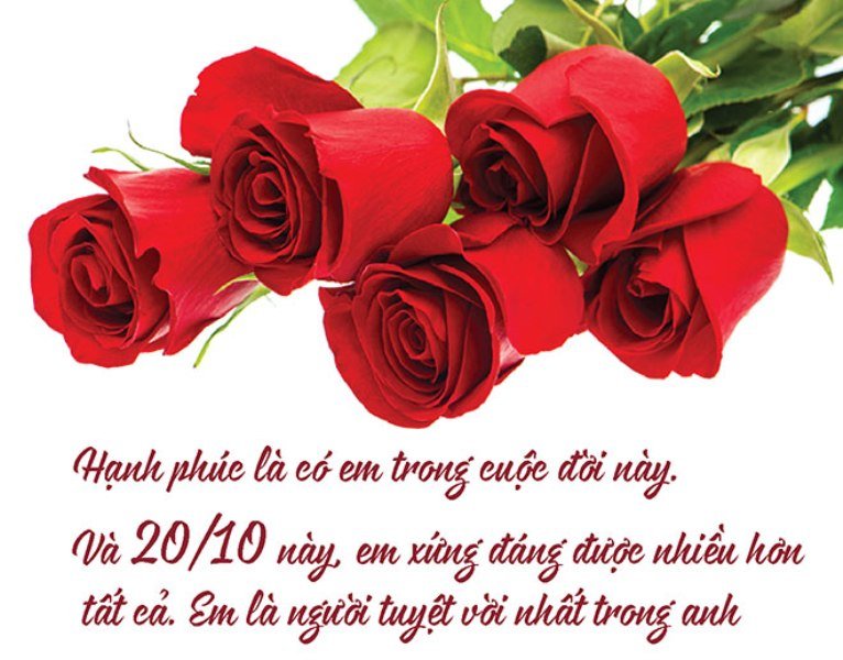 Thiệp chúc mừng 20 10 đẹp nhất