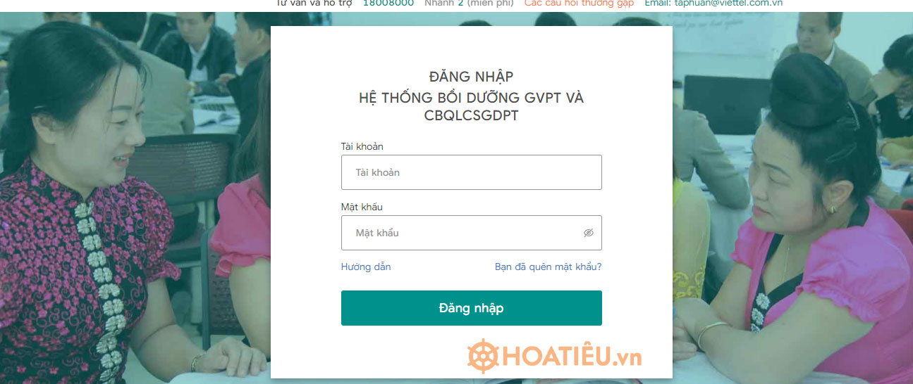 Hướng dẫn giáo viên vào học trực tuyến chương trình giáo dục phổ thông