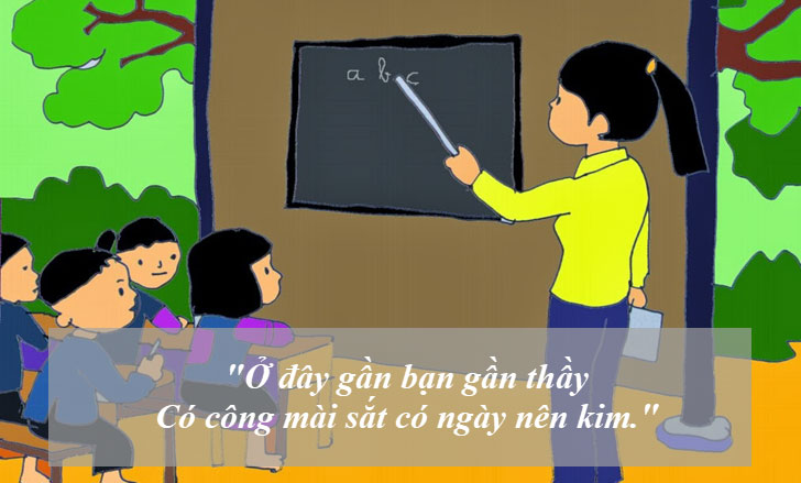 Ca dao tục ngữ về lòng biết on thầy cô