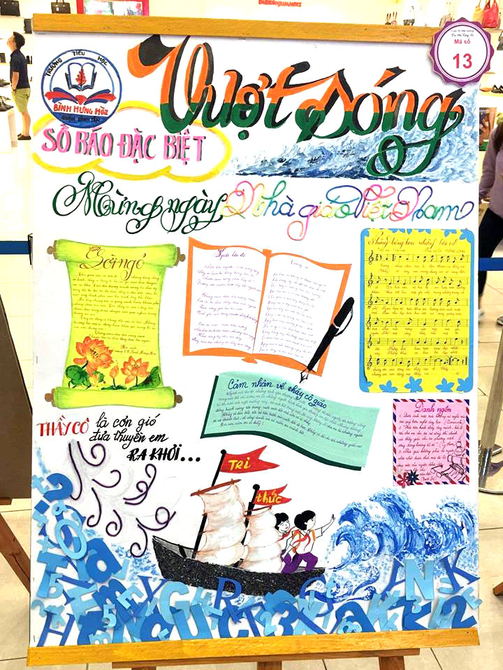 Báo tường 20/11 đẹp nhất