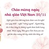 Lời chúc 20-11 cho cô giáo hay và ý nghĩa 2025