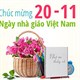 Lời chúc 20/11 dành cho mẹ, vợ, người yêu là giáo viên