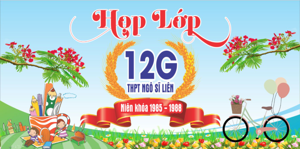 Mẫu phông họp lớp psd