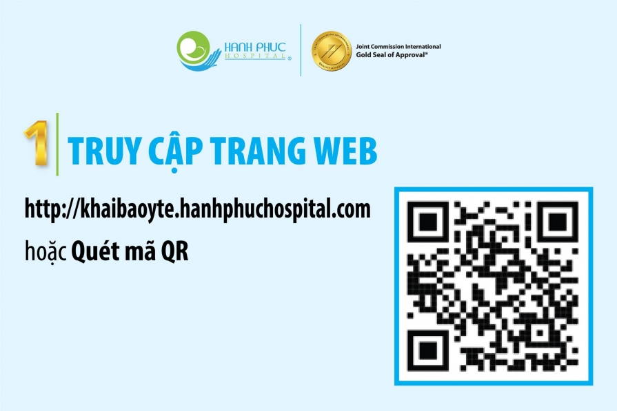 Hướng dẫn khai báo y tế trực tuyến Bệnh Viện Hạnh Phúc