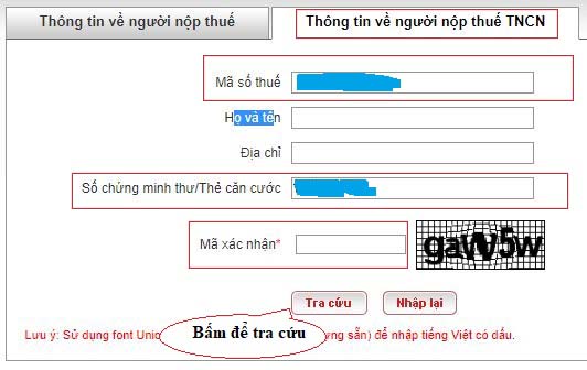 Tra cứu ngày cấp mã số thuế