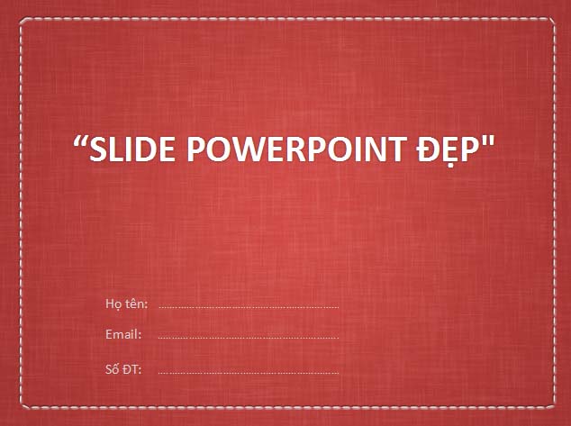 Mẫu ppt đẹp