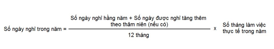 Cách đơn giản để tính số ngày nghỉ phép của NLĐ trong một năm