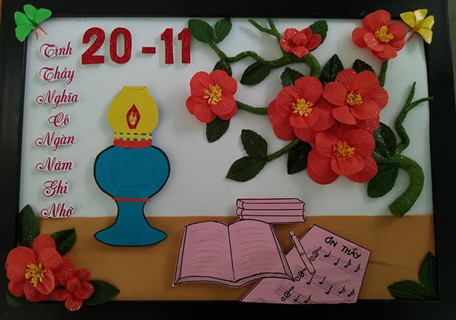 Cách làm thiệp 20-11