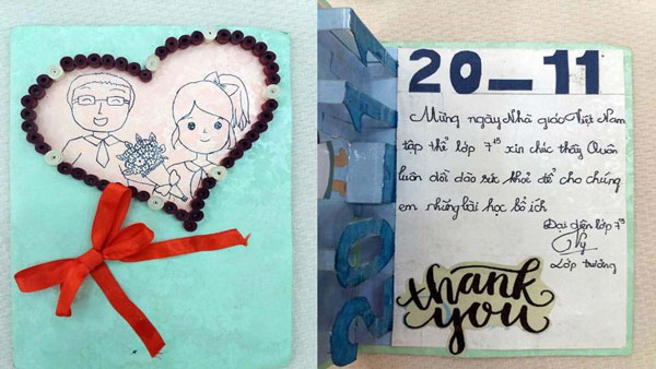 Cách viết thiệp 20/11