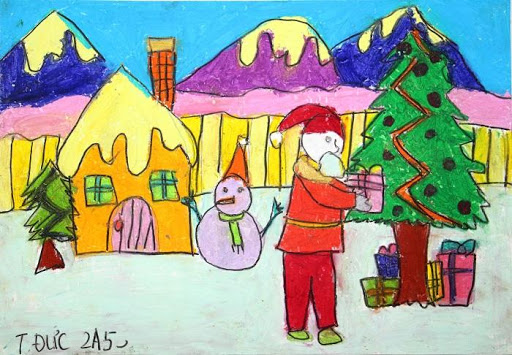 Tranh vẽ về đề tài Noel