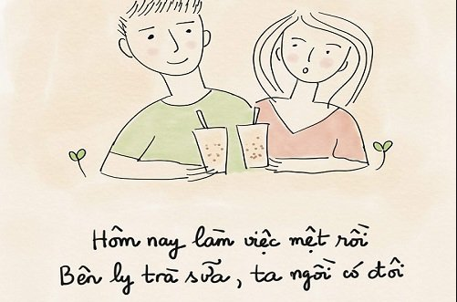 thơ thả thính 2 câu 