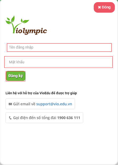 Cách đăng ký tài khoản học trực tuyến VioEdu