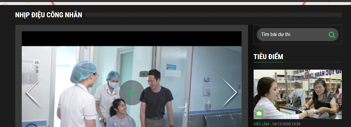 Cách đăng tải video clip dự thi Cuộc sống an toàn