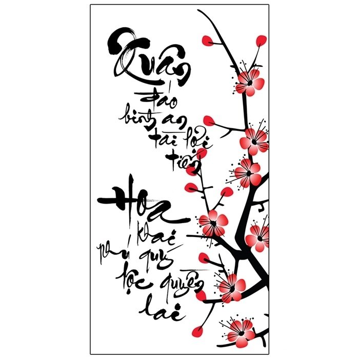 chữ thư pháp chúc tết