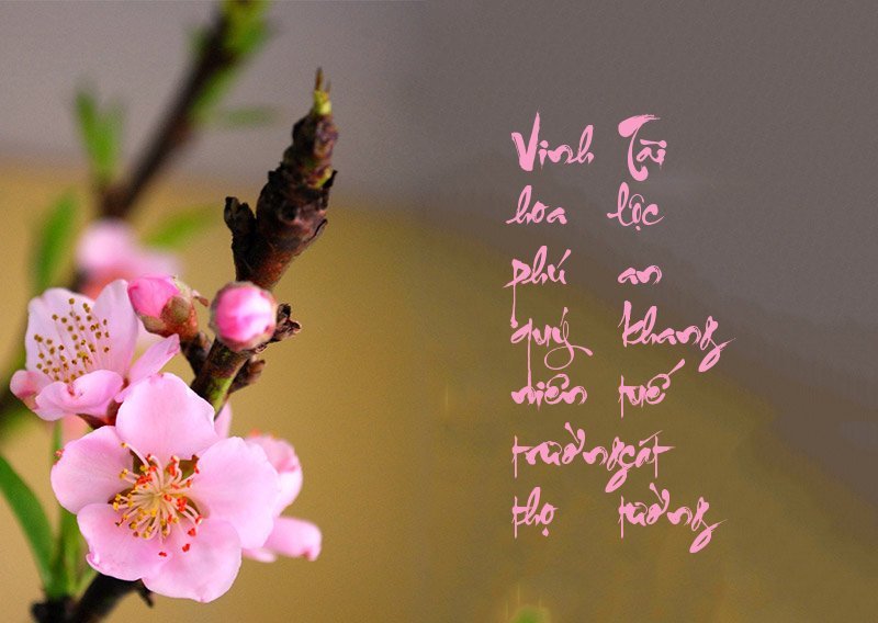 chữ thư pháp chúc tết