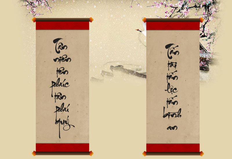 chữ thư pháp chúc tết