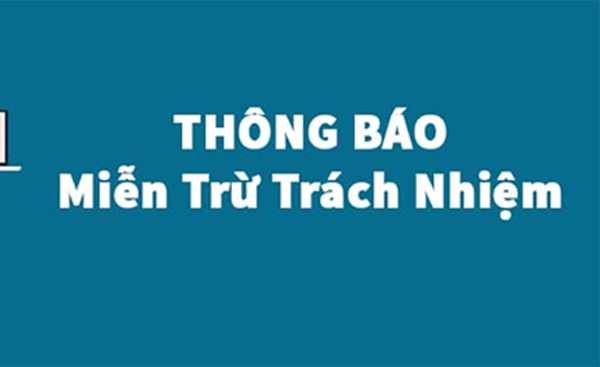 Tuyên bố miễn trừ trách nhiệm