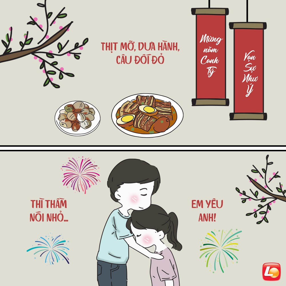 cap tha thinh hay ngay tet