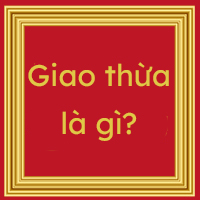 Giao thừa là gì?