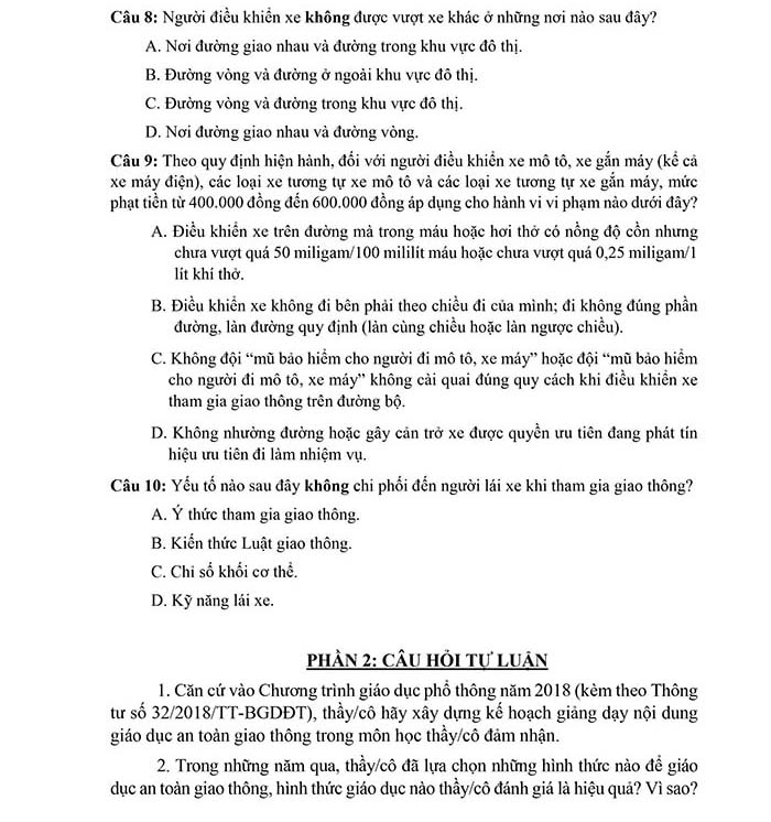 An toàn giao thông cho nụ cười ngày mai