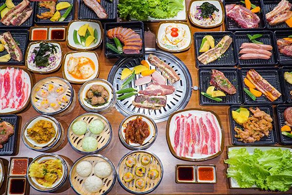 Làu Buffet - Nướng Mê Gắp Mệt