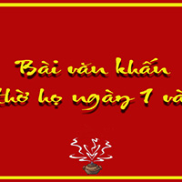 Văn khấn nhà thờ họ