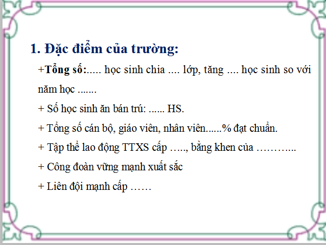 Mẫu slide trình chiếu họp phụ huynh đơn giản