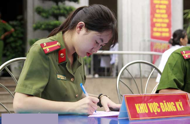 Các ngành Công an tuyển nữ 2021
