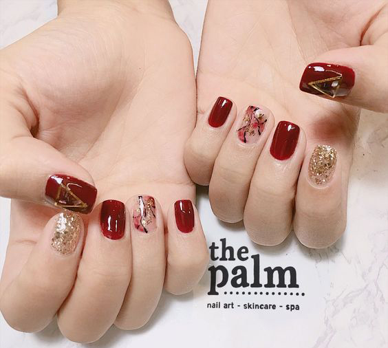 Mẫu nail Tết 2021