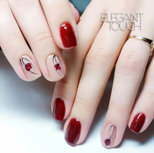 Mẫu nail Tết 2021