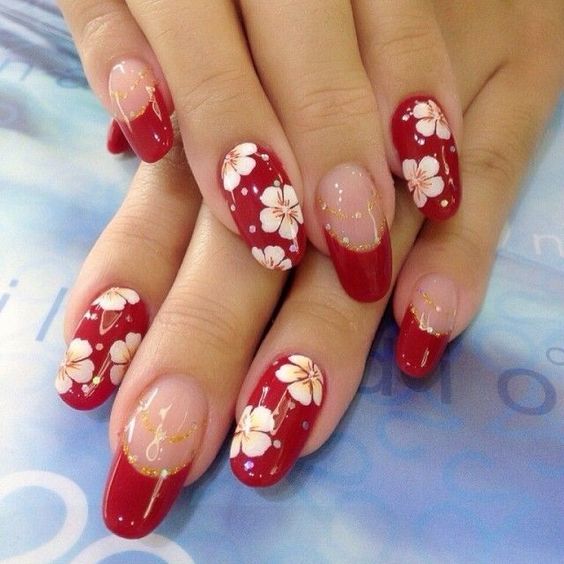 Mẫu nail Tết 2021
