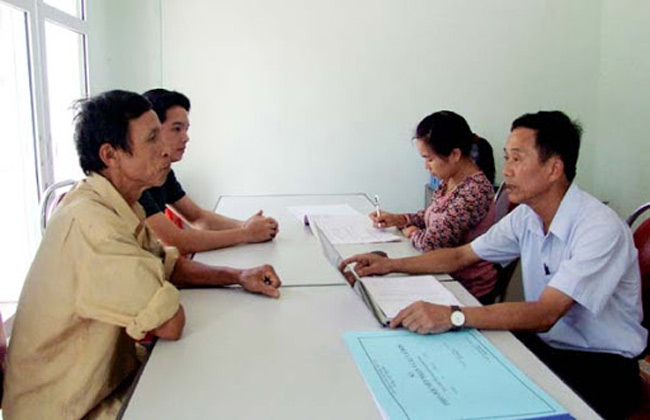 Trình tự, thủ tục tiếp dân tại UBND xã