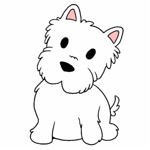 Tranh tô màu con chó cho bé