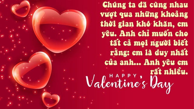 Lời chúc valentine