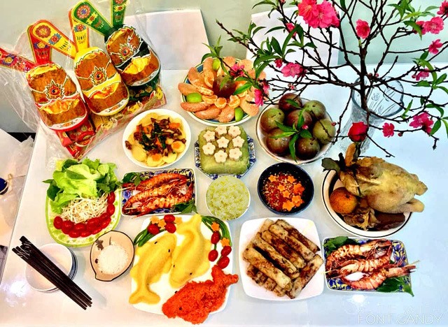 Mâm cỗ cúng ông Công ông Táo 