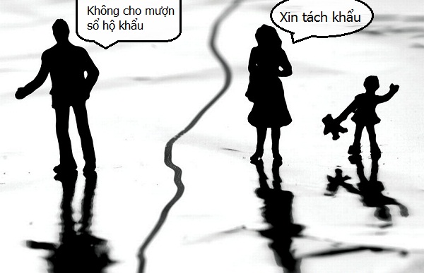 Chưa ly hôn có tách khẩu được không?