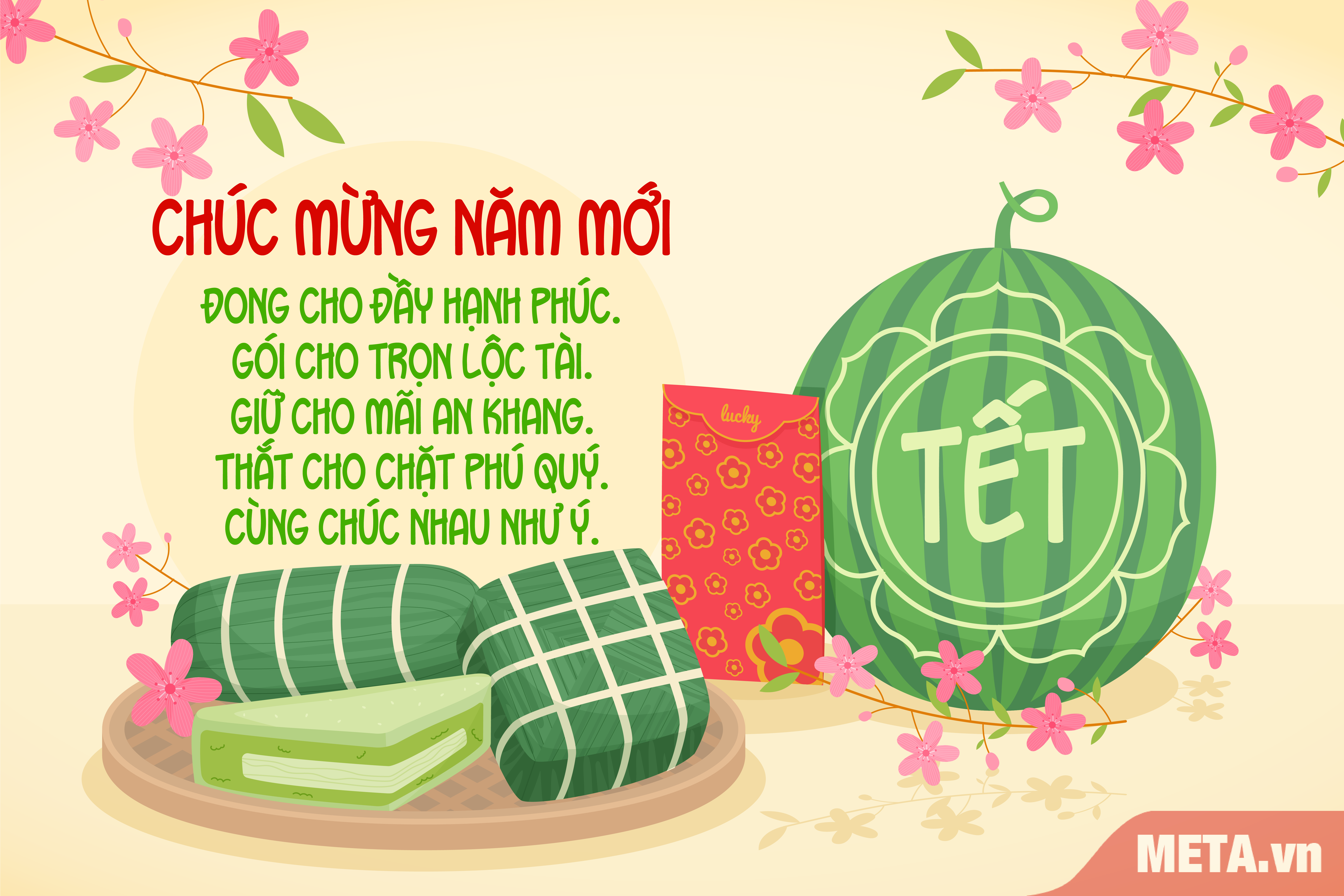 Mẫu thiệp chúc mừng năm mới