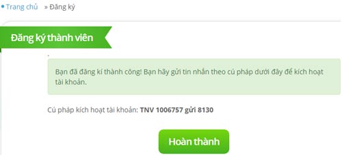 Hướng dẫn đăng kí tài khoản học sinh trạng nguyên